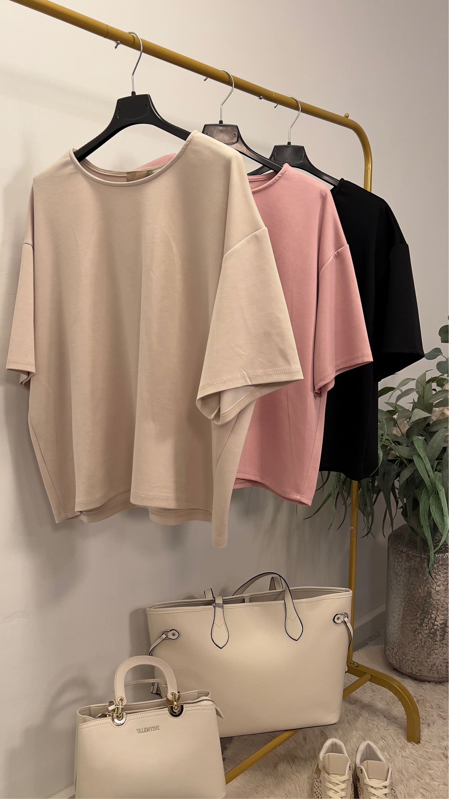 T-Shirt oversize kurz