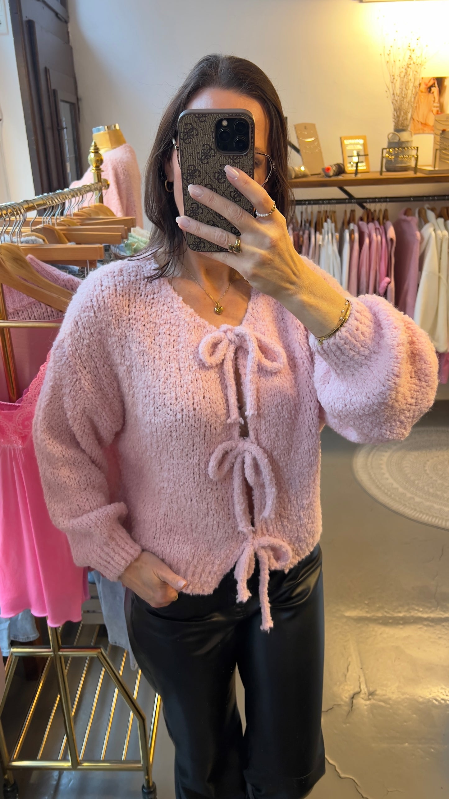 Strickjacke „Julia“ rosa