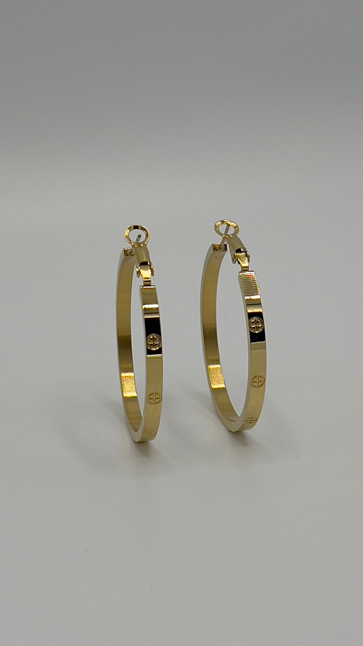 Kreolen Elegance Duo Gold