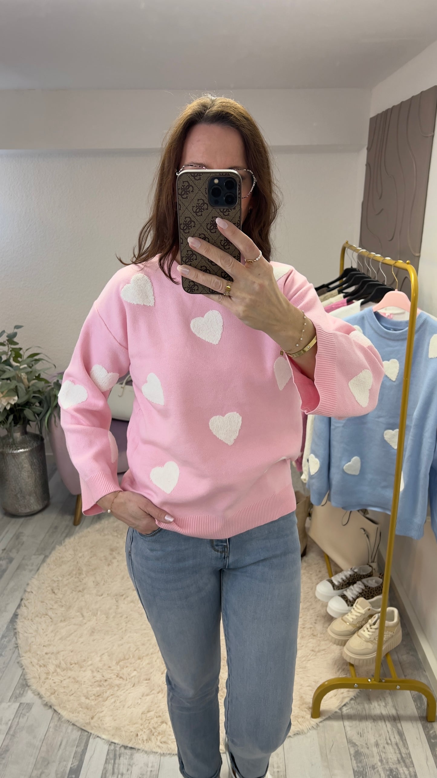 Strickpullover „Herz“