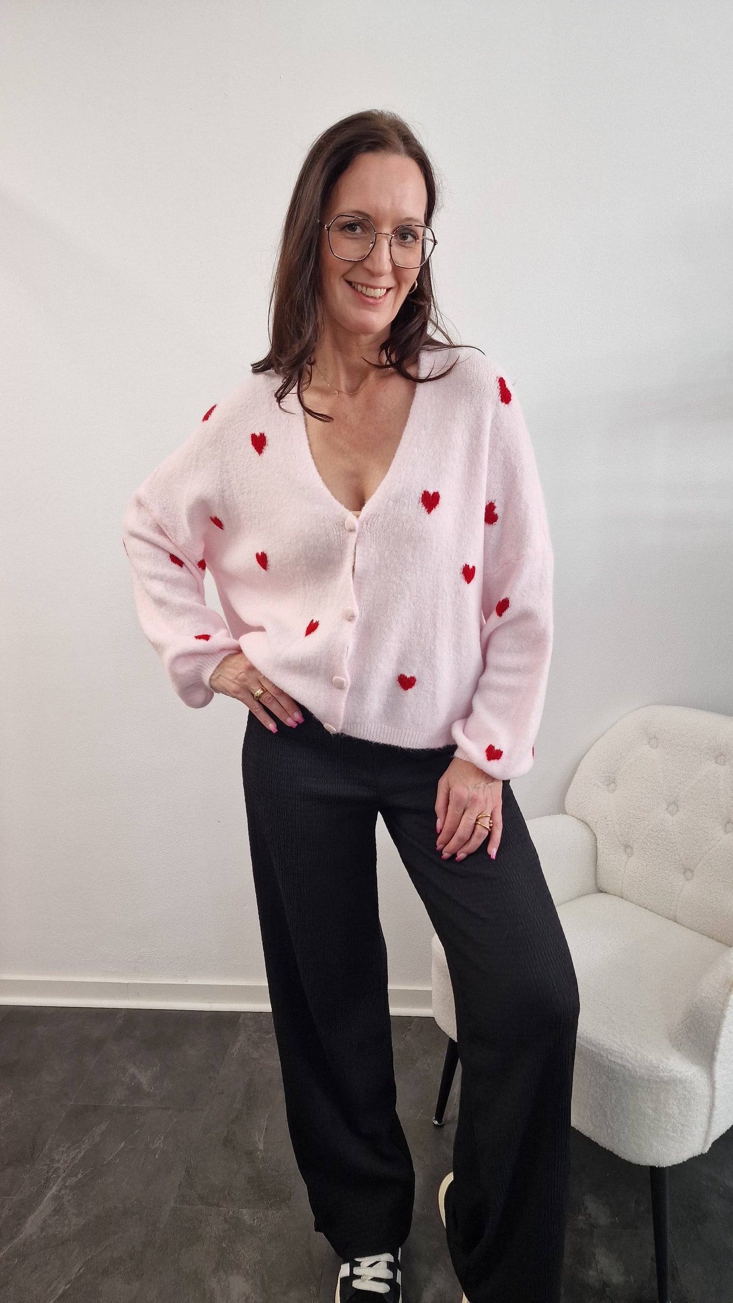 Strickjacke „Love“