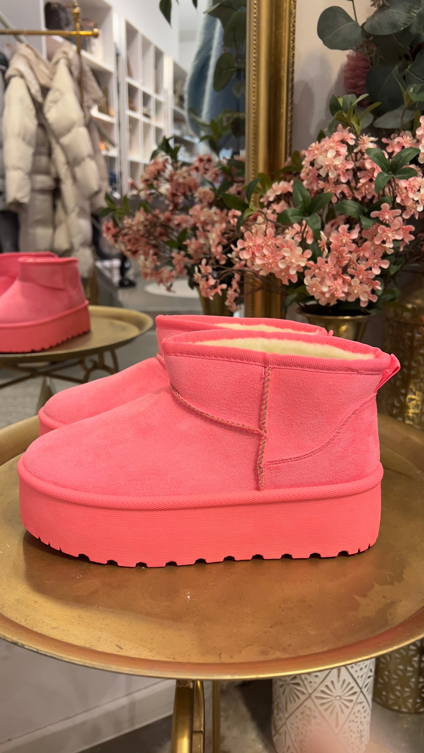 Low Boots pink