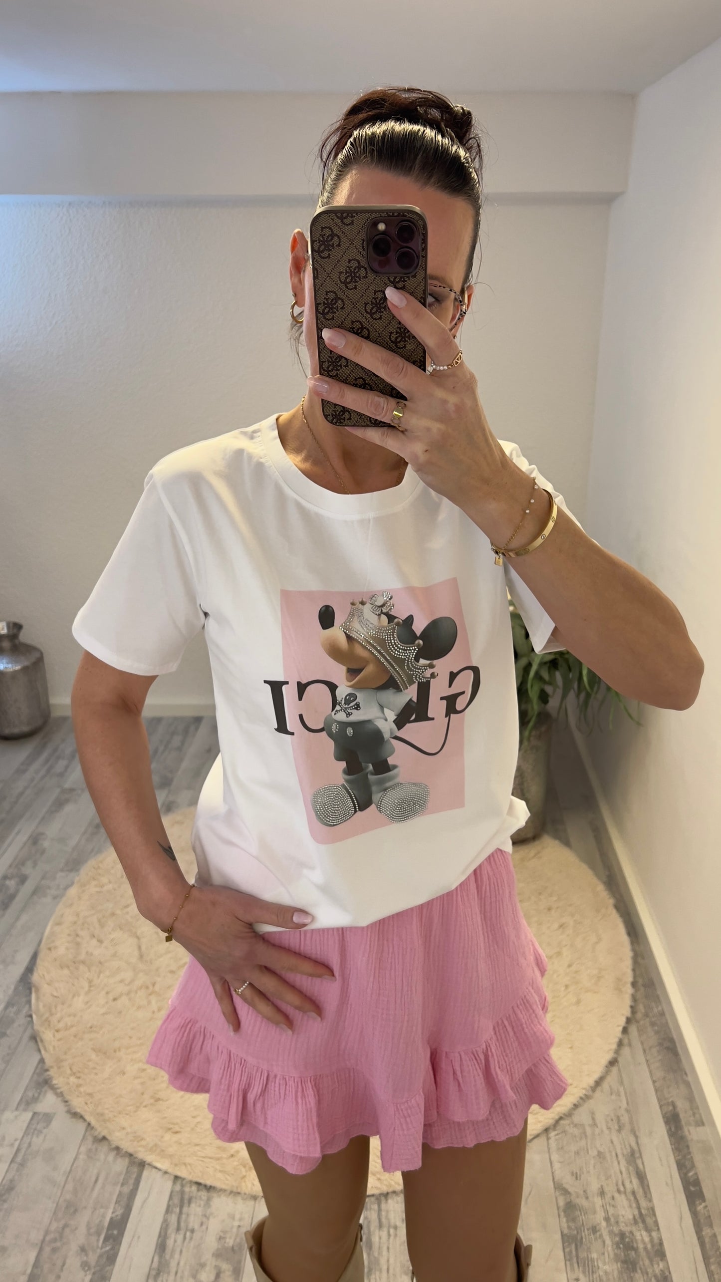 T-Shirt „Mouse“ weiß