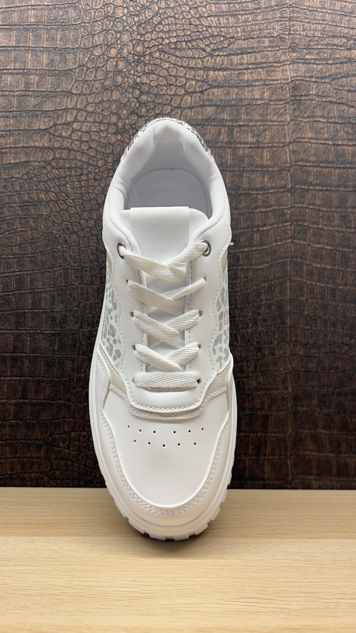 Sneaker weiß & beige