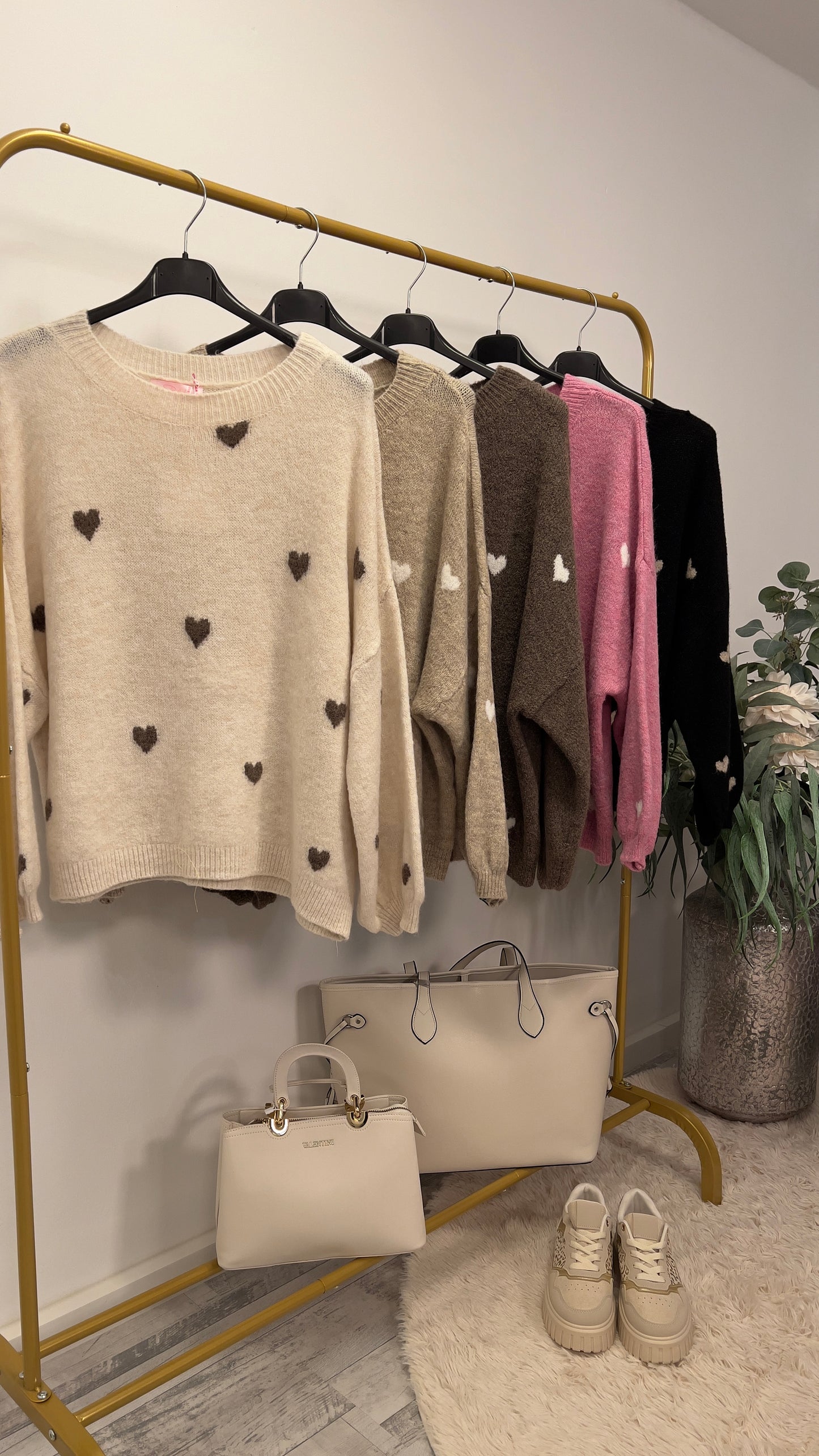 Strickpullover „Love“ Neu