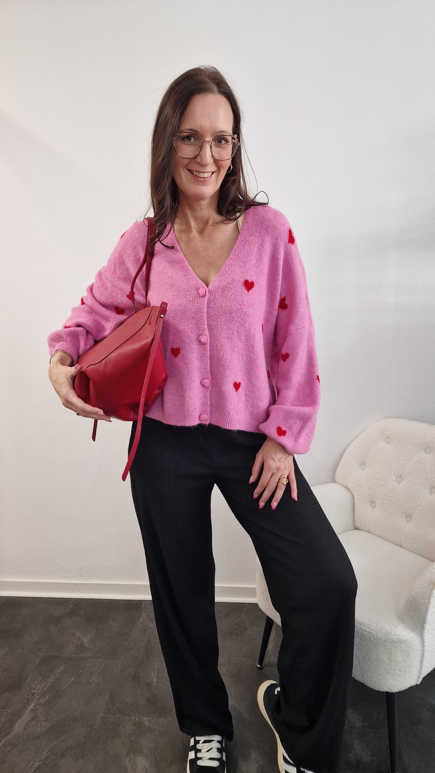 Strickjacke „Love“