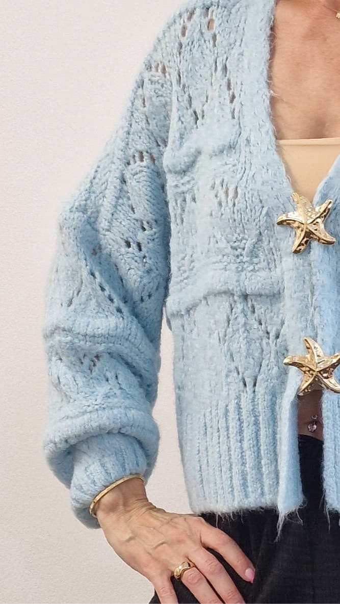 Strickjacke Stern
