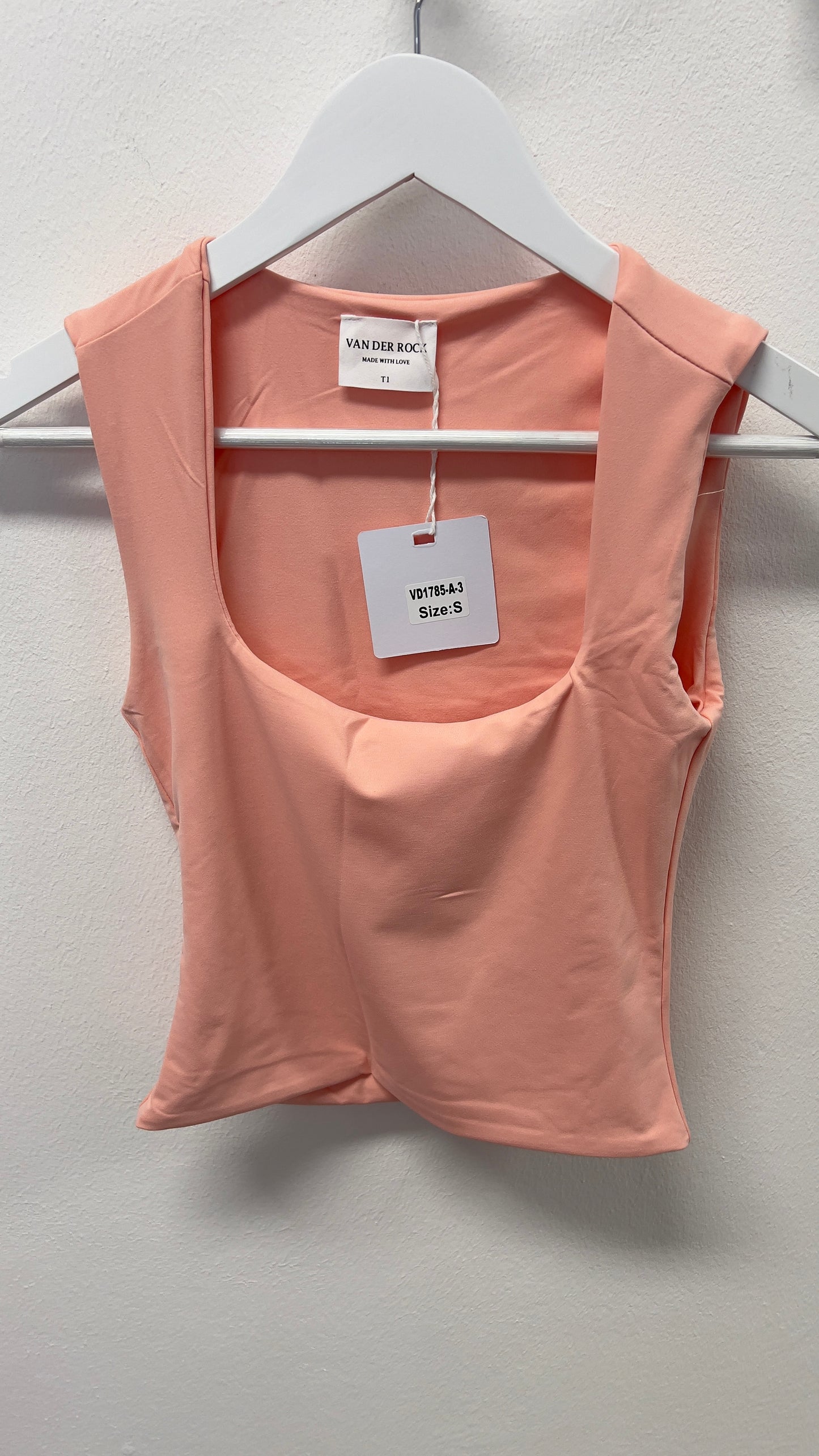 Cropped Top mit Square-Neck