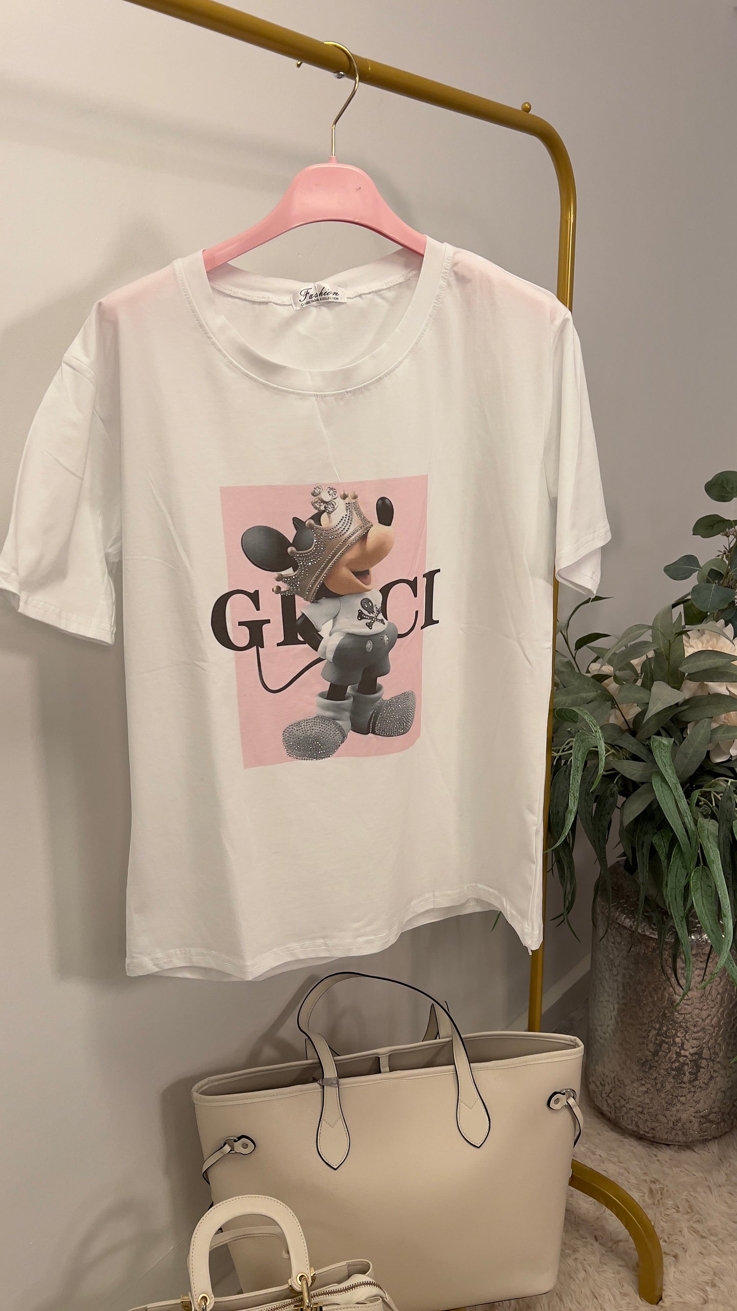 T-Shirt „Mouse“ weiß